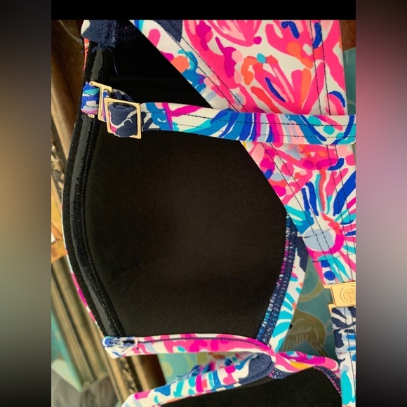 Lilly Pulitzer NIALL BIKINI TOP in Size 0 - Picture 8 of 13